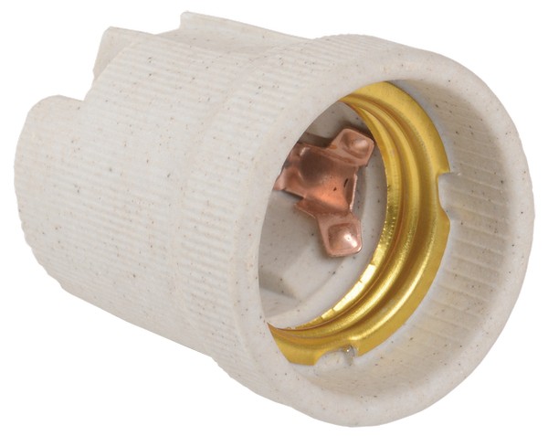 Патрон эл. подвесной Е27 керамический, 250В, 4А, серый