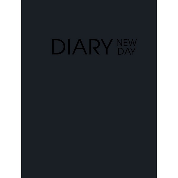 Ежедневник А-6 недатир. Канц-Эксмо.New day. Черный, 7БЦ, soft touch, тисн. ЕЖБ23612808