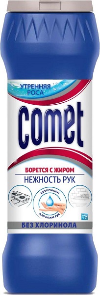 Комет чистящий 475 гр Утренняя роса без хлоринола, баночка