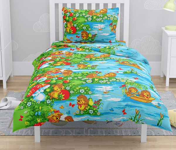 Постельное бельё для детских кроваток, бязь, ассортимент