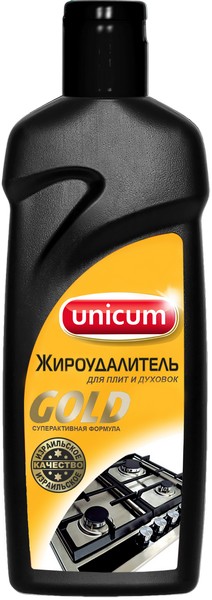 Средство чистящее для плит 380мл UNICUM GOLD Жироудалитель