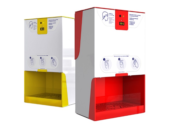 Бесконтактный дезинфектор Next с бесконтактным измерителем температуры