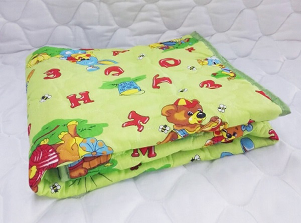 Одеяло детское файбертекс 110*140см, бязь