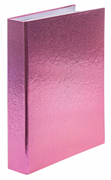 Тетрадь на кольцах А5 120л.кл. Хатбер METALLIC Розовая 120ТК5В1_03418