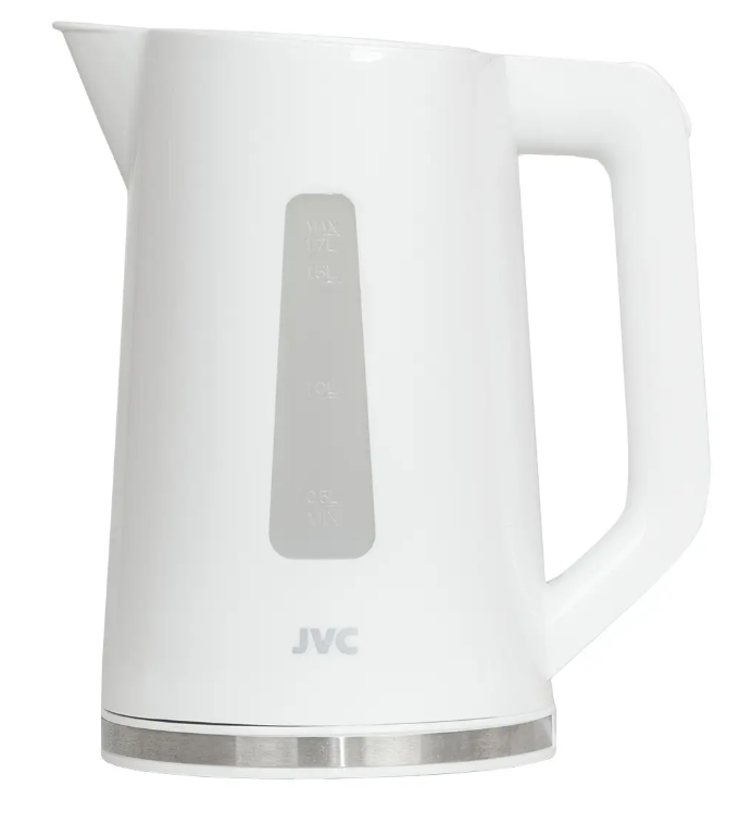 Чайник JVC JK-KE1215, 2200ВТ, 1,7л,  белый