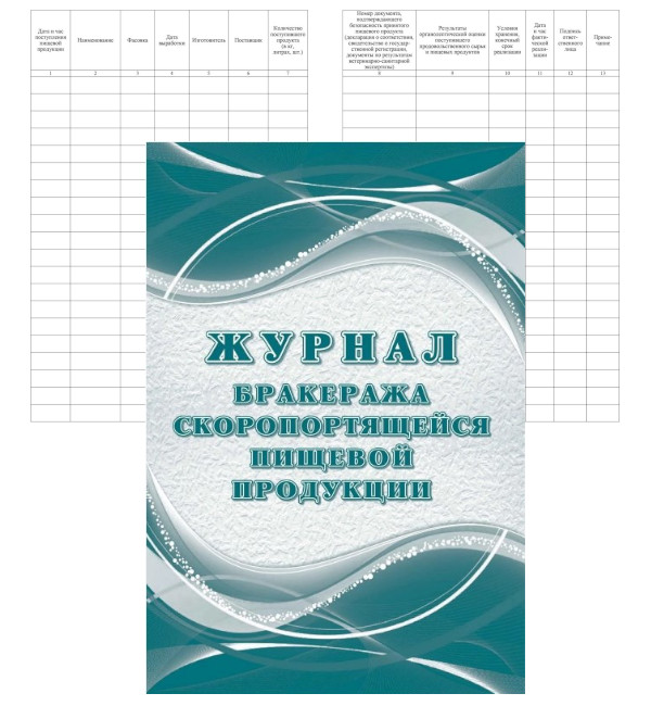 Журнал бракеража скоропортящейся пищевой продукции, А4, 32л, КЖ-136/2