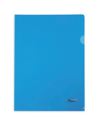Папка-уголок Hatber А4 180мкм Синяя AG4_00102