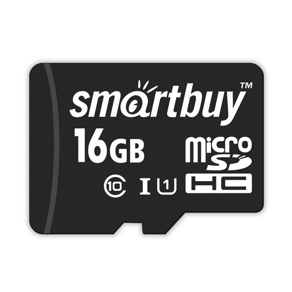 Карта памяти MicroSDHC 16Gb Class 10 Smartbuy