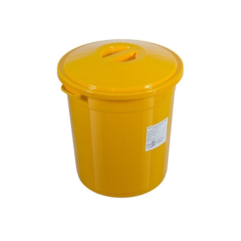 Контейнер многоразовый для мед.отходов, класс Б - 35 л (желтый)