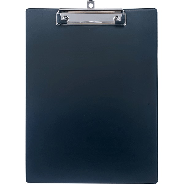 Доска-планшет А4 Attomex с прижимом, картон/ПВХ, черный 3034045