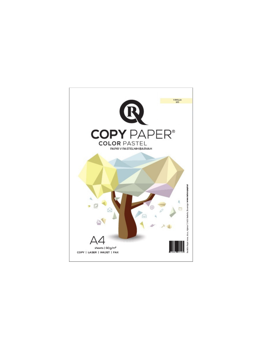 Бумага Rcopy А4 80гр пастель ваниль (бежевый) 100л
