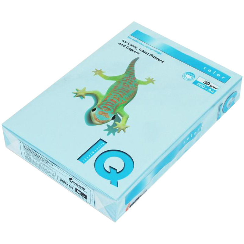 Бумага Maestro/IQ Pale А4 80гр OBL70 голубой лед 500л