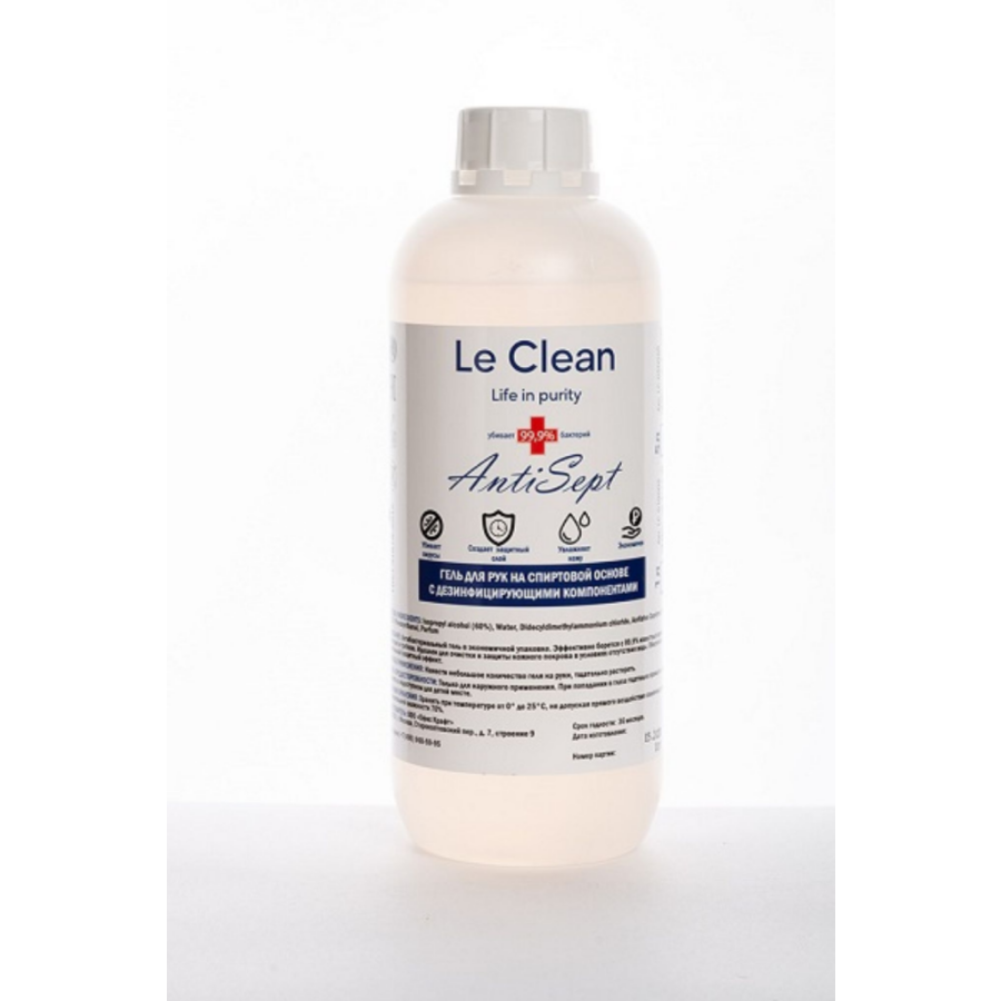 Средство антисептическое Le Clean Antisept, 1 л,  гель
