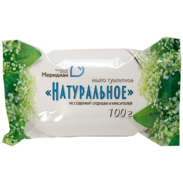 Мыло туалетное 100гр Меридиан Натуральное