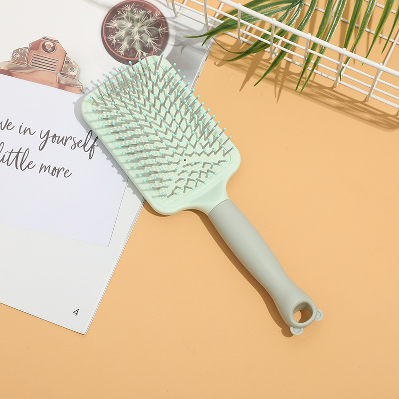 Расческа женская Fashion combs, прямоугольная, зеленый