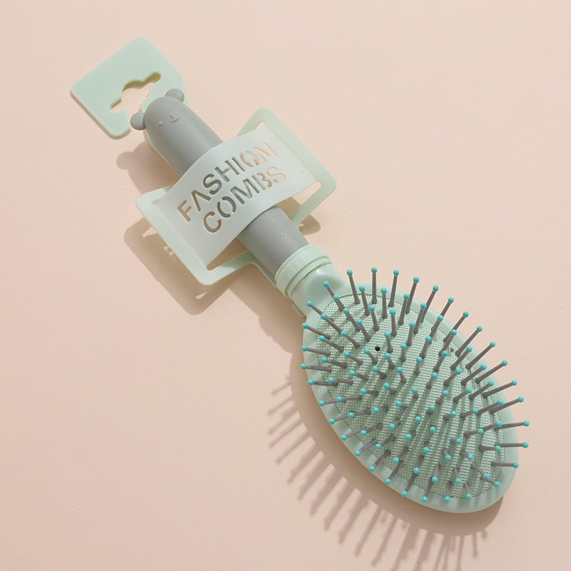 Расческа женская Fashion combs, овальная, зеленый