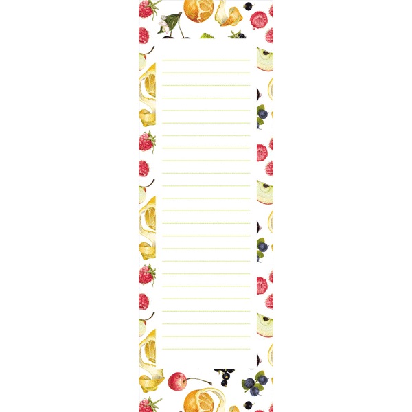 Бумага для заметок на магните deVENTE.Fruits 75*230 мм, 50л, с риснком 2012805 ВЫВОД