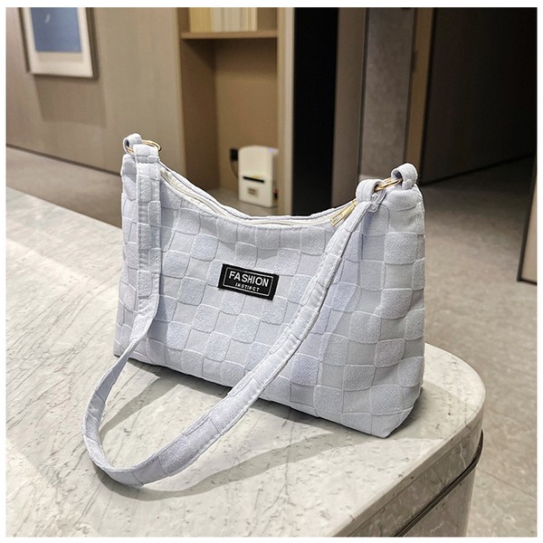 Сумка женская Fashion, текстиль, голубой 3014