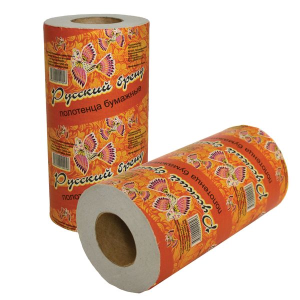 Полотенца бумажные 1 рул. 1-но слойное Русский бренд  