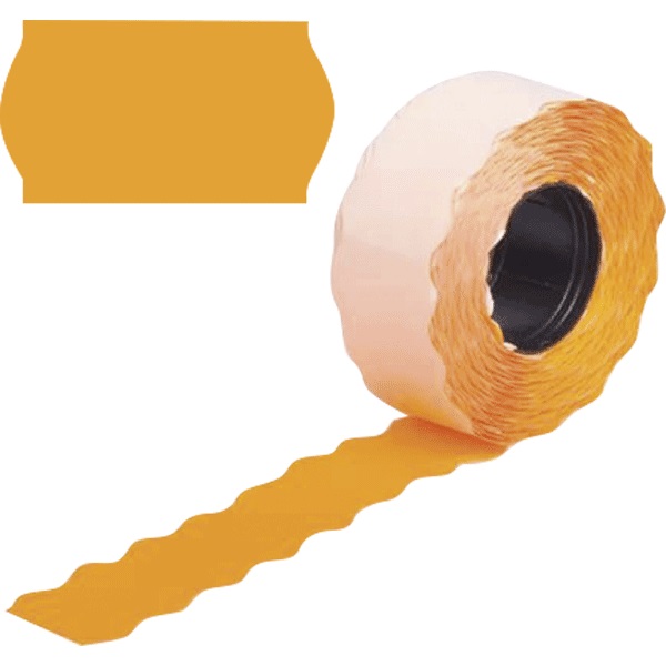 Этикет-лента 800 эт. 22x12 (волна) оранжевая deVENTE 2061704