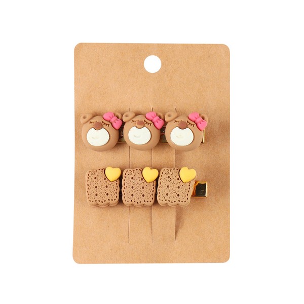 Зажим для волос КОКОС 2шт ассорти 216296