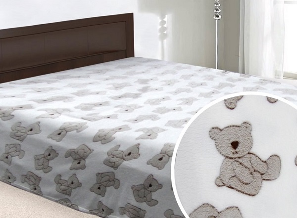 Покрывало-плед детское, велсофт 110*140см