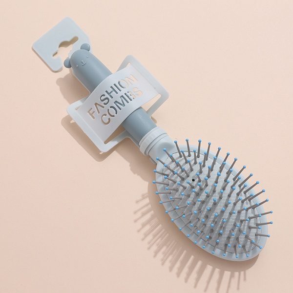 Расческа женская Fashion combs, овальная, голубой