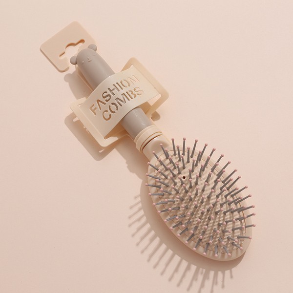 Расческа женская Fashion combs, овальная, бежевый