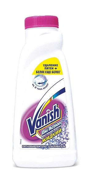 Пятновыводитель Vanish для белого белья. 450 мл