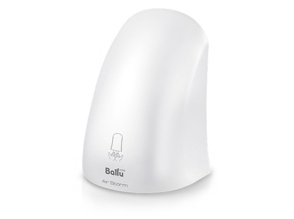 Сушилка для рук Ballu AIR STORM BAHD-1000 AS, 450/1000Вт, белый