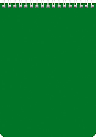 Блокнот А5 спир. 60л.кл. зеленый для конференц. 60Б5В1гр_12535