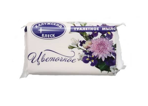Мыло туалетное  90гр Калужский блеск. Цветочный микс