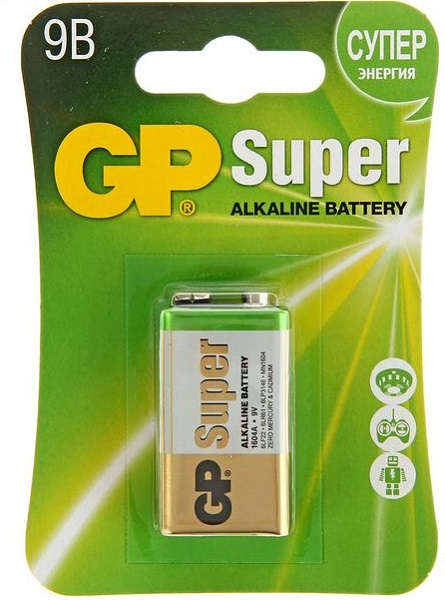 Батарейка Крона GP Super Alkaline 6LR61