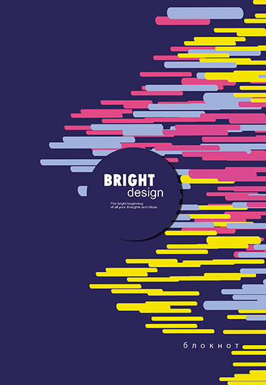 Блокнот А5 спир.,40 л. б/лин. Абстракция С4172-42