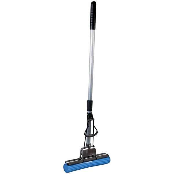 Швабра отжимная ПВА 27 см, телескоп. черенок 78-120 см