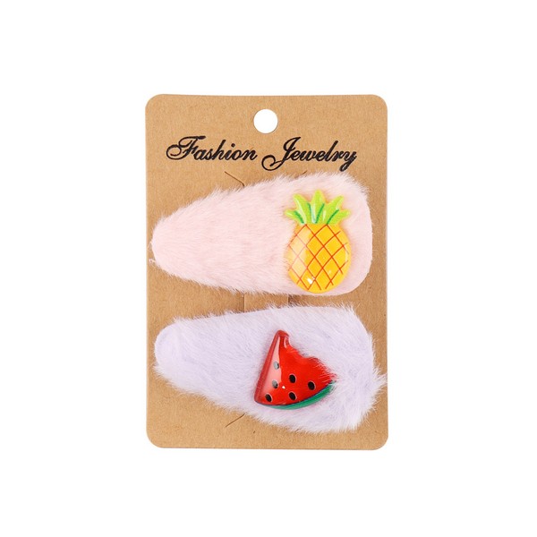 Заколка для волос КОКОС Fruit 2шт, 5,5см 216380