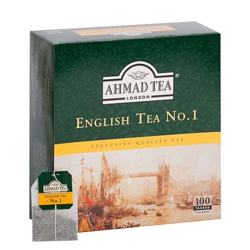 Чай Ahmad Английский чай №1, черный 100 пакетиков*2 г. Ahmad 598