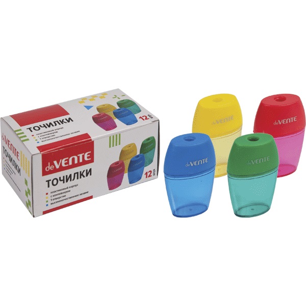 Точилка deVENTE 1 отв. с контейнером 4071308