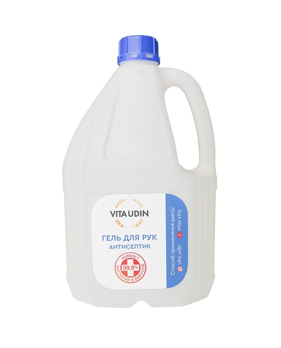 Средство антисептическое VITA UDIN, 4 л, гель