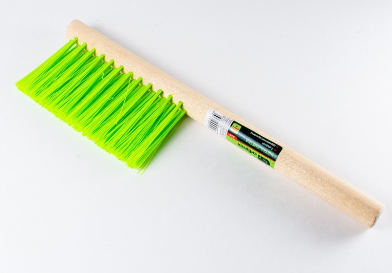Щетка-сметка 28см деревянная ручка