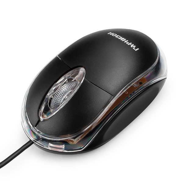 Мышь Гарнизон GM-100 оптическая (1000dpi) USB (3but) чип- Х, черная