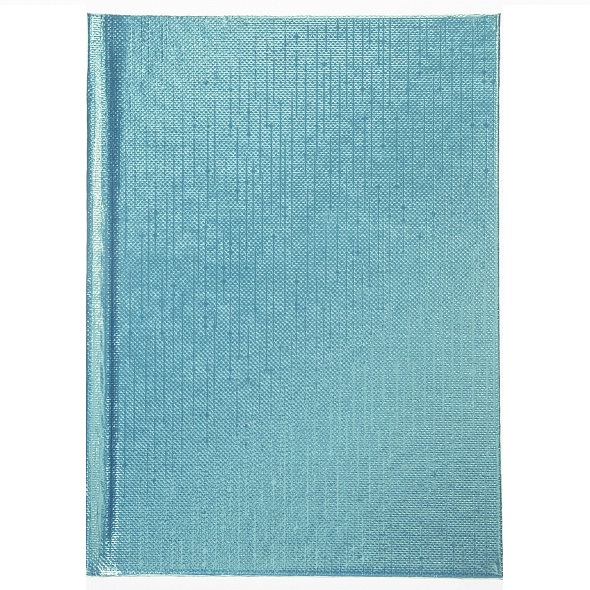 Записная книжка А6 64 л. Хатбер METALLIC Мята, бумвинил 64ЗКт6В5