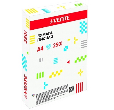 Бумага писчая deVENTE А4 65 гр 250 л 2071201