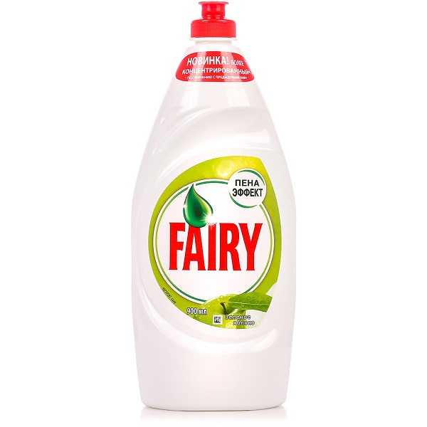 Средство д/посуды Fairy 900мл Зеленое яблоко