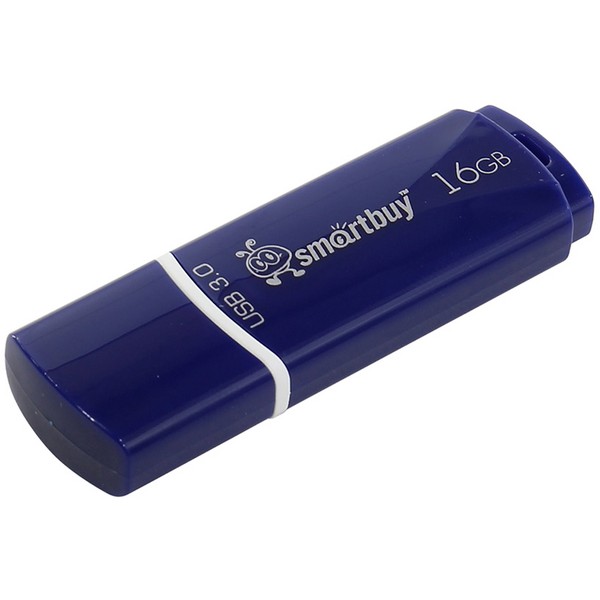 Флэш-драйв 16ГБ Smartbuy Crown USB 3.0 синий (SB16GBCRW-Bl)