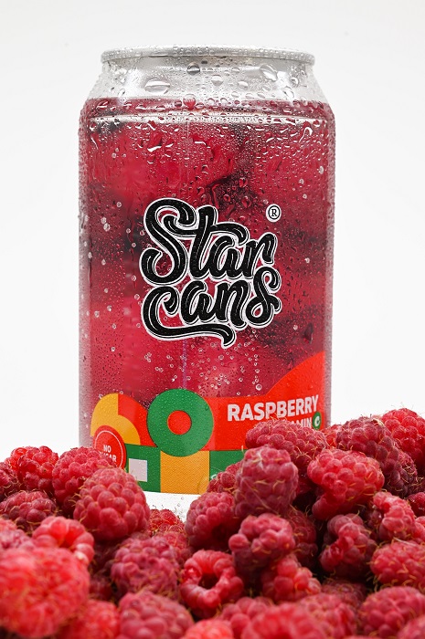 Газированный напиток StarCans со вкусом Малины 350мл